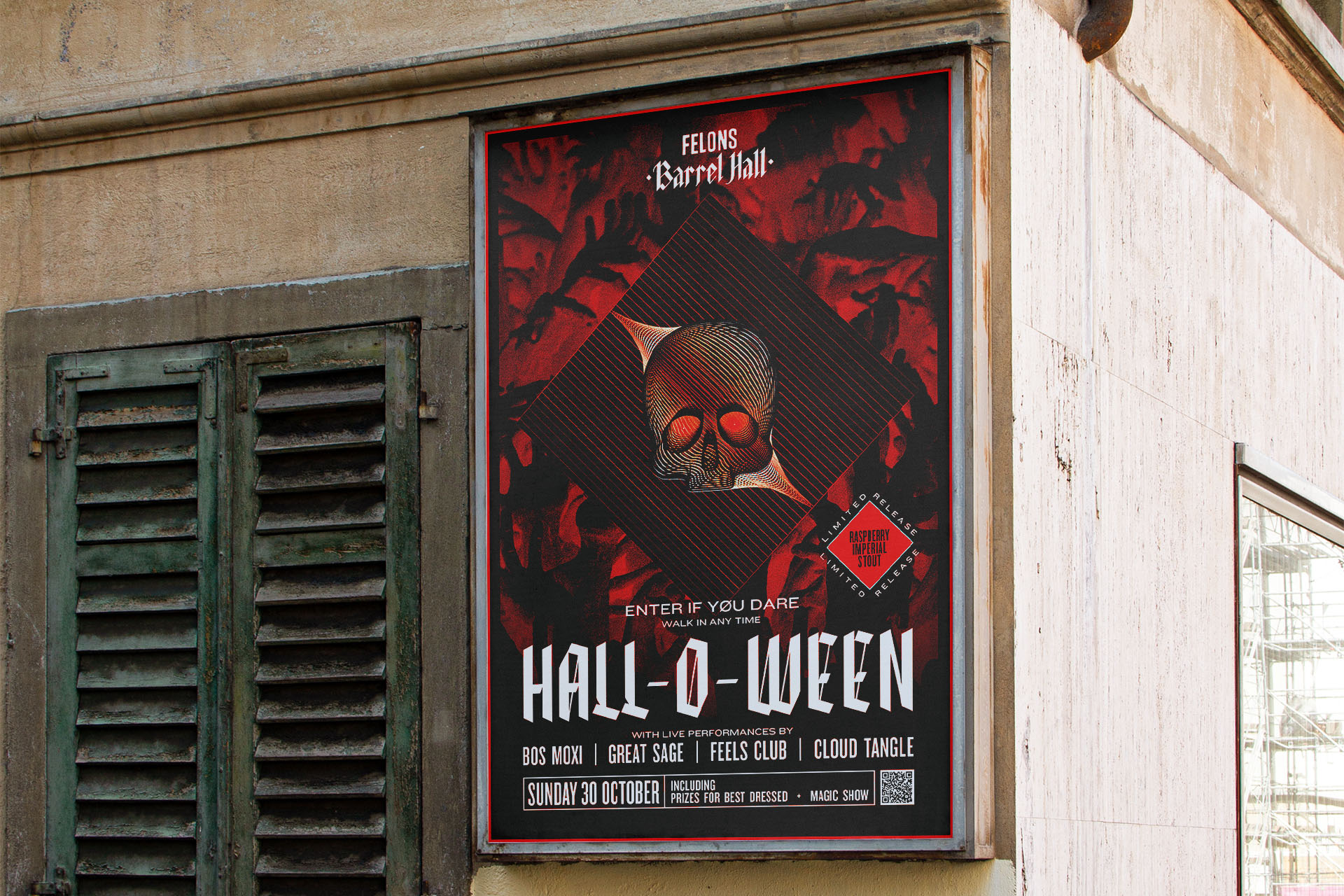 Felons Barrel Hall Halloween